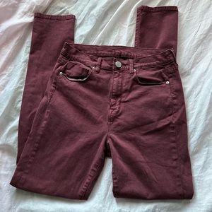 BDG Burgundy Jeans